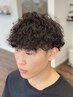 【メンズ】カット＋波巻きパーマ￥14300