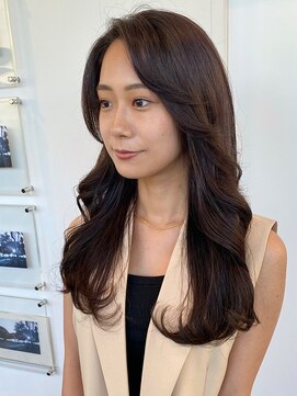 ディフィーノ 青山(DIFINO) 【DIFINO 青山】韓国小顔レイヤー/ダークブラウン〔ビフォー有〕
