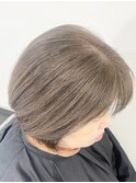 魅せるグレイヘア◎脱白髪染め◎グレージュ