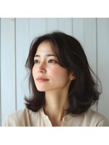 サロンドリゼット(SALON DE RISETTE) 切りっぱなしボブ結べるボブ前髪イメチェン