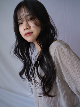 デビュー ヘアーメイク 黒髪/ボブルフ/ネビージュ/小顔/ワンレン/水戸/髪質改善/前髪