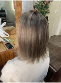 ハイライト×ベージュカラー