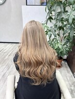 ベルヘアーデザイン 堺東(Belle hair Design)&nbsp;ベージュ/ブロンド/ハイトーン/ケアブリーチ/外国人風/カラー