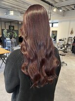 ナンバー(number+)&nbsp;大人可愛いレイヤーカットピンクブラウン