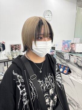 ブラウン(Brown) #haru ベージュ×ブラックデザインカラー