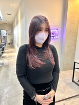 ムード タテマチ(mood tatemachi)&nbsp;ラベンダーピンクにレイヤーカット◎