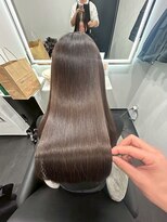 ピリオド 松阪(Period.)&nbsp;ロングヘアーマロンベージュ髪質改善　松阪美容室