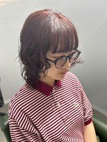 ヴォレ(voler)&nbsp;ウルフ/レッドカラー/パーマ