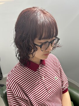 ヴォレ(voler) ウルフ/レッドカラー/パーマ