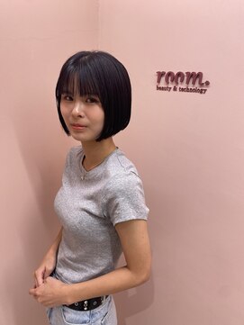 ルーム シンサイバシ(room shinsaibashi) 【KANAKO】黒髪パツっとボブで大人女性に垢抜け◎