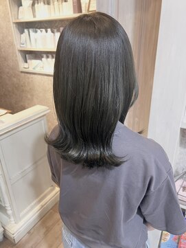 キャアリー(Caary) 福山美容室caary イルミナカラー透明感オリーブグレージュ20代