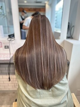 カラ 京都河原町(Kala) ハイライトバレイヤージュダブルカラーケアブリーチ20代30代40代