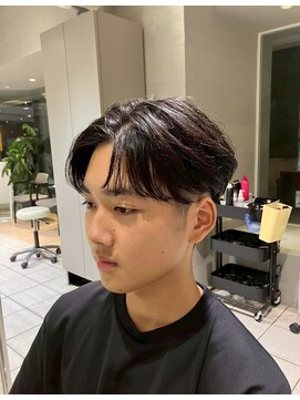 アース 常盤平店(HAIR & MAKE EARTH) 韓国スタイルマッシュセンターパート