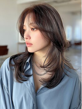 ラファンジュ ヘアー(Rohange hair)の写真/【名駅★3分】顔まわりカットで長さを変えずに即イメチェン★マスクをしていても可愛いデザインに♪