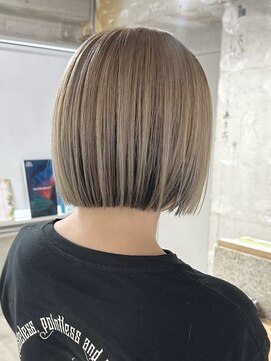 ラック(LUCK) アンブレラベージュ/船橋/くすみベージュ/細めハイライト