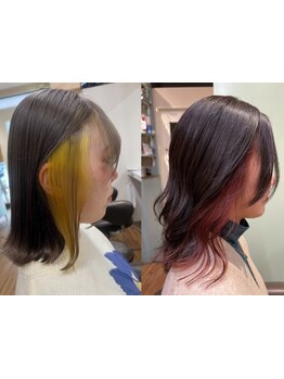 《お洒落で気分が上がるカラー》外国人風カラーや3Dハイライトカラー、グラデーションカラーも◎