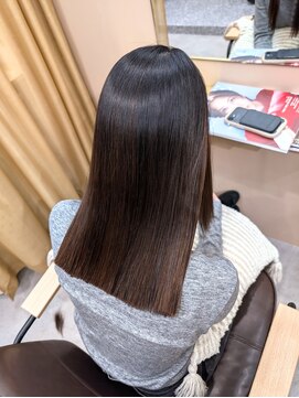 縮毛矯正/髪質改善トリートメント/ブリーチ縮毛矯正/イルミナ