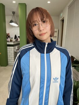 エイジェンヌホーム(asienne home) ボブ顔周りレイヤー