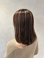 アース 新越谷店(HAIR&MAKE EARTH)&nbsp;ハイライトカラー/ロングボブ/越谷/白髪ぼかし