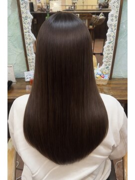 クレドガーデン 川口店(CRED GARDEN) 毛先まで潤う、ナチュラルストレート／大坂優菜