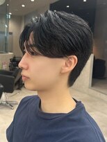 エルマーク 京都駅前(L-MARK)&nbsp;ニュアンスパーマ/センターパート/マッシュ/カルマパーマ/メンズ