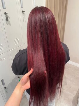 ハイレート ウニクス川越店(Hairate) 【Hairate本川越】カシスレッドカラー