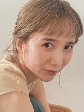  fit stand 千葉/ショートボブ/カット/パーマ/ダブルカラー/トリートメント/縮毛矯正 イメチェン/ピンクベージュ/アンブレラカラー[千葉]