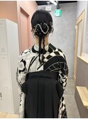 【能田花音】卒業式タイト編み下ろしヘア