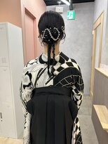 アマーク(a mark) 【能田花音】卒業式タイト編み下ろしヘア