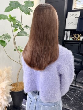 チュダック(ChuDuck) 【天神】色落ちも可愛いミルクティーブラウン/ケアブリーチ