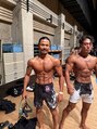イーストサイドバーバーショップ(EAST SIDE BARBER SHOP)&nbsp;筋トレ好きです。フィジークでました