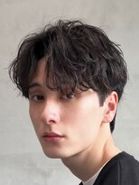 フィフスパーク(fifth PARK)&nbsp;渋谷緩めシャドウパーマスパイラルパーマメンズマッシュウルフ