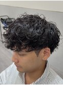 海外風外国人風シャドウパーマ名古屋メンズパーマ