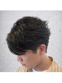 リバースセンターパート/ニュアンスパーマ/ダウンバング[中野]
