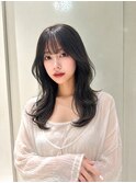 韓国風レイヤーカット/顔周りカット/ミルクティーベージュ/静岡