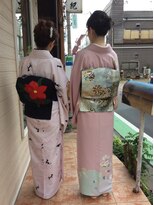 ブルーベリー(Blue Berry) 訪問着スタイル