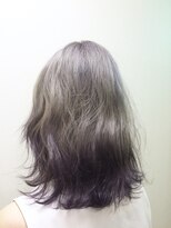 ハビット (habitt)&nbsp;バレイヤージュ◆パープル×ミントアッシュ◆