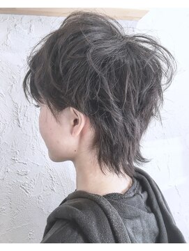 ヘアーアンドアトリエ マール(Hair&Atelier Marl) 【Marl外国人風カラー】グレージュのショートウルフスタイル