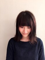 切りっぱなしロブスタイル☆ 担当川上功介