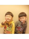レトロなコボちゃんカット
