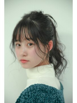 モード ケイズ 石橋店(MODE K's) アレンジスタイル　黒髪　大人かわいい