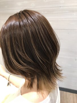 アンソル ヘアデザイン(ansol hair design) ウルフ風くびれミディ