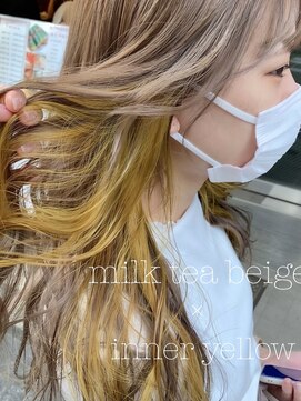 テトラ バイ ネオリーブ 横浜西口店(tetra by neolive) くすみイエローが可愛いお洒落さんカラー＊