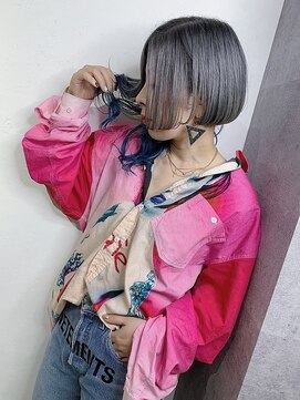 リベルテ 新宿(Liberte) アシンメトリー×ボブ