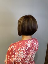 ブロッサム 東久留米店(Blossom)&nbsp;ショートボブ/ハイライトカラー/白髪ぼかし/髪質改善
