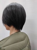 ヘアーサロン ツイン 30代40代50代黒髪小顔マニッシュハンサムワンレンボブ