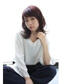 tuuli☆30代40代ペールベージュ切りっぱなしミディアム　87