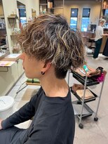 ヘア アンド ビューティ ビーズアモール 春日井神領店(Hair&Beauty B's amor) 波巻きパーマ×ハイライト