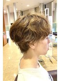 くせ毛 ショート マッシュ 20代30代40代