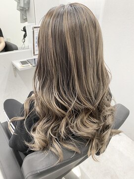 アオアクア バイ グルグル 小岩店(ao akua by GULGUL) グレーベージュ フォギーベージュ×バレイヤージュ 小岩